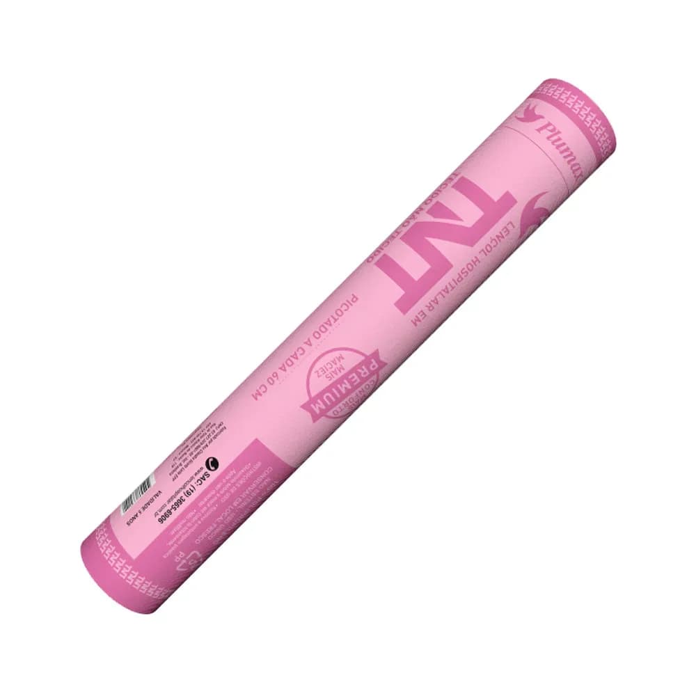 LENÇOL HOSPITALAR EM TNT PREMIUM ROSA COM PICOTE PLUMAX