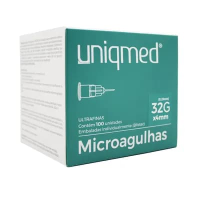 MICROAGULHA PARA APLICAÇÃO DE TOXINA 100UN UNIQMED