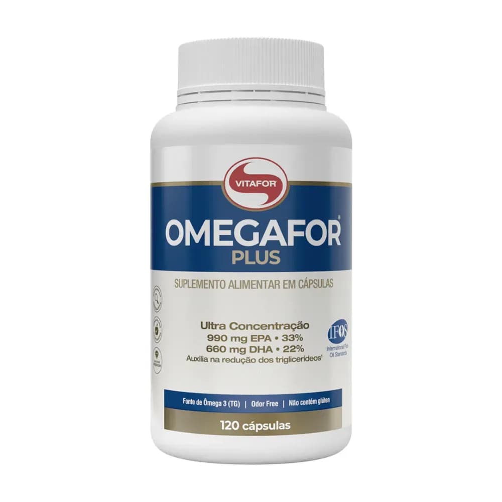 ÔMEGA 3 ULTRA CONCENTRADO EPA 990MG E DHA 660MG OMEGAFOR PLUS VITAFOR