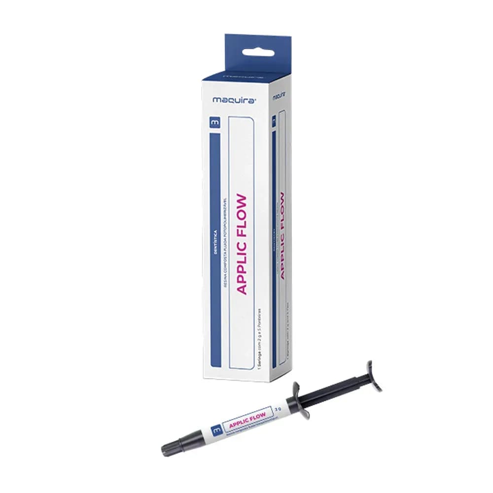 RESINA FLUÍDA APPLIC FLOW SERINGA 2G 5 PONTEIRAS MAQUIRA