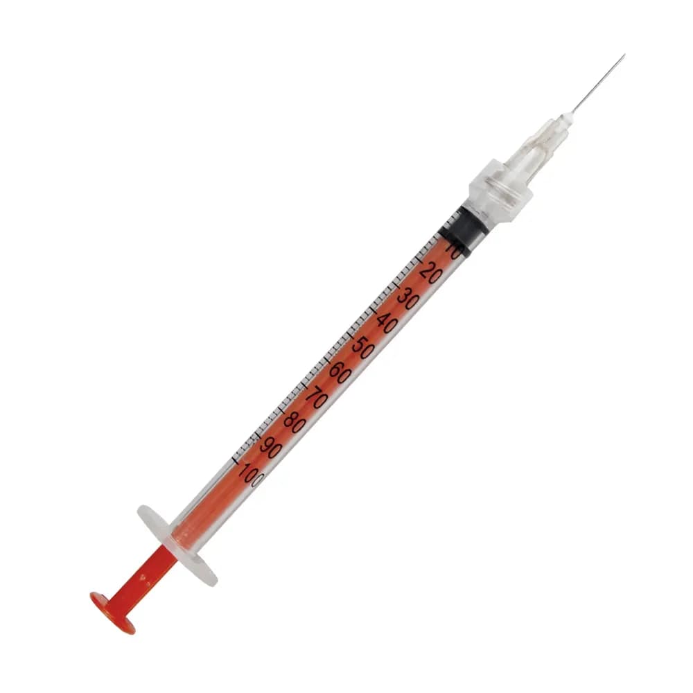 SERINGA PARA INSULINA 1ML BICO LOCK COM AGULHA ESTÉRIL SR