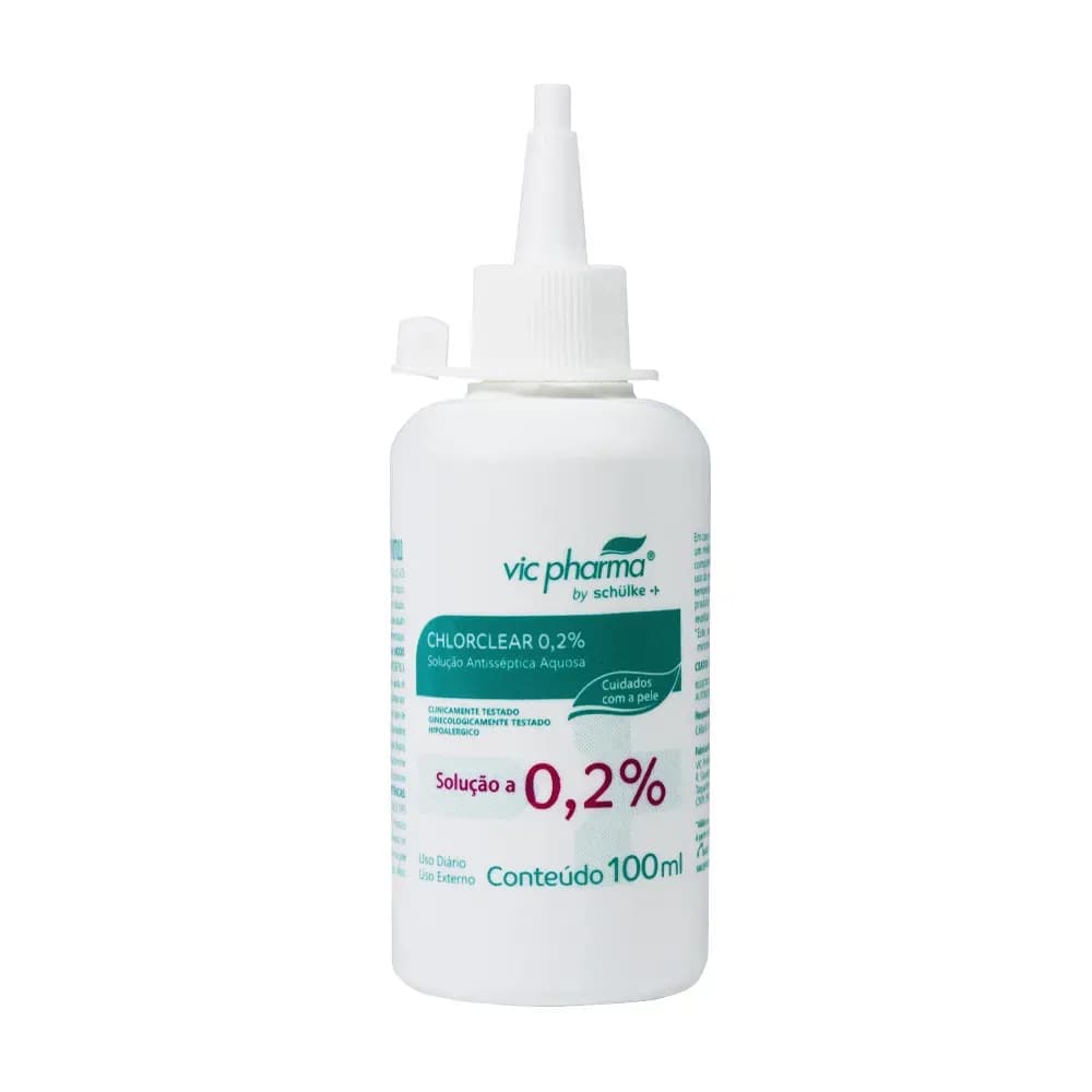 SOLUÇÃO ANTISSÉPTICA AQUOSA CHLORCLEAR 0,2% VICPHARMA