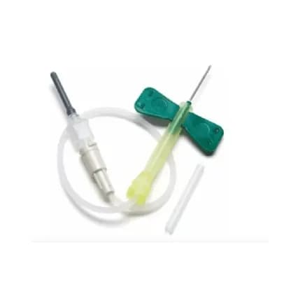 Scalp Vacutainer 21G com Dispositivo de Segurança Saf-Lok Caixa 50UN 7PO 367257