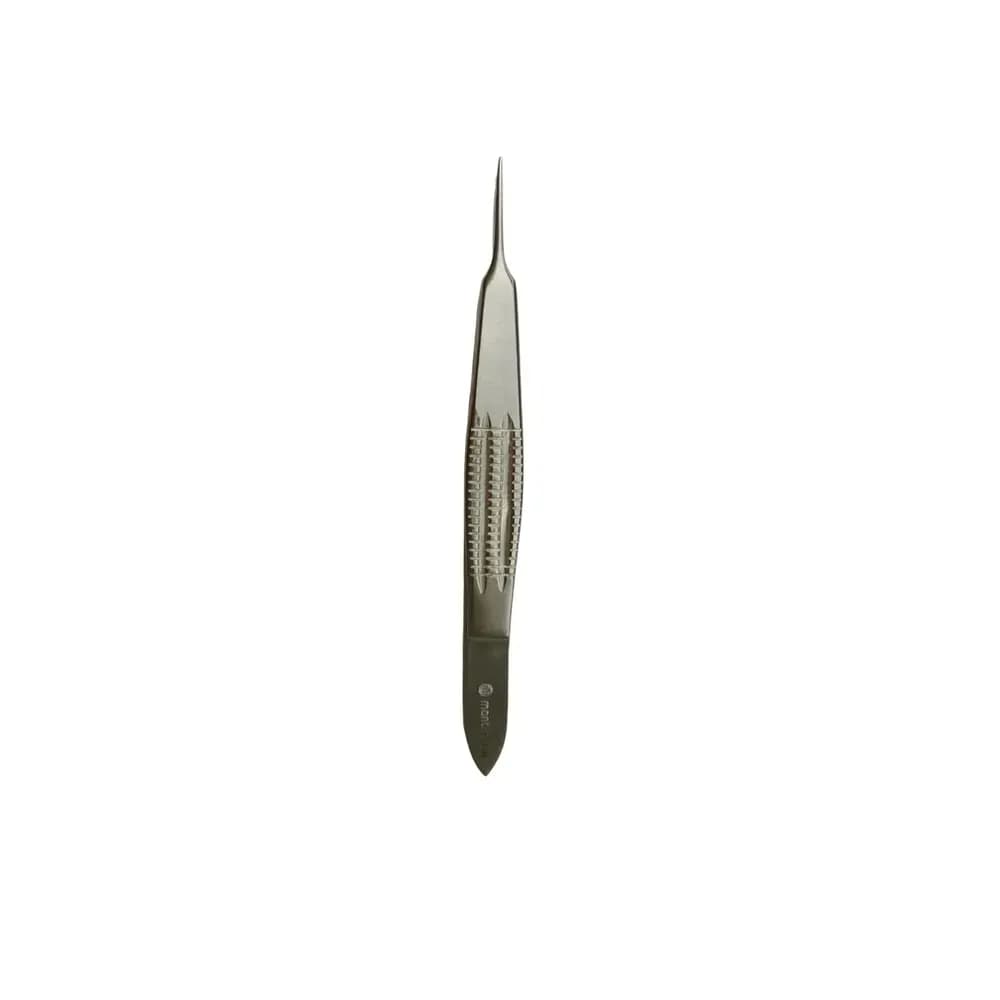 Pinça Relojueiro 12cm Reta com Dente 0,5mm