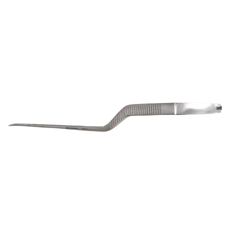 Tesoura Micro Baioneta 22cm Serrilhada Ponta para Cima