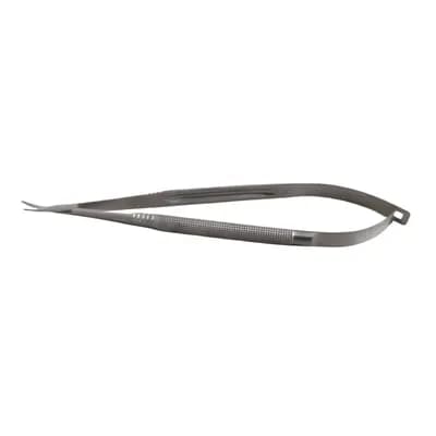 Tesoura Micro 18cm Lamina 14mm Curva Cabo Redondo