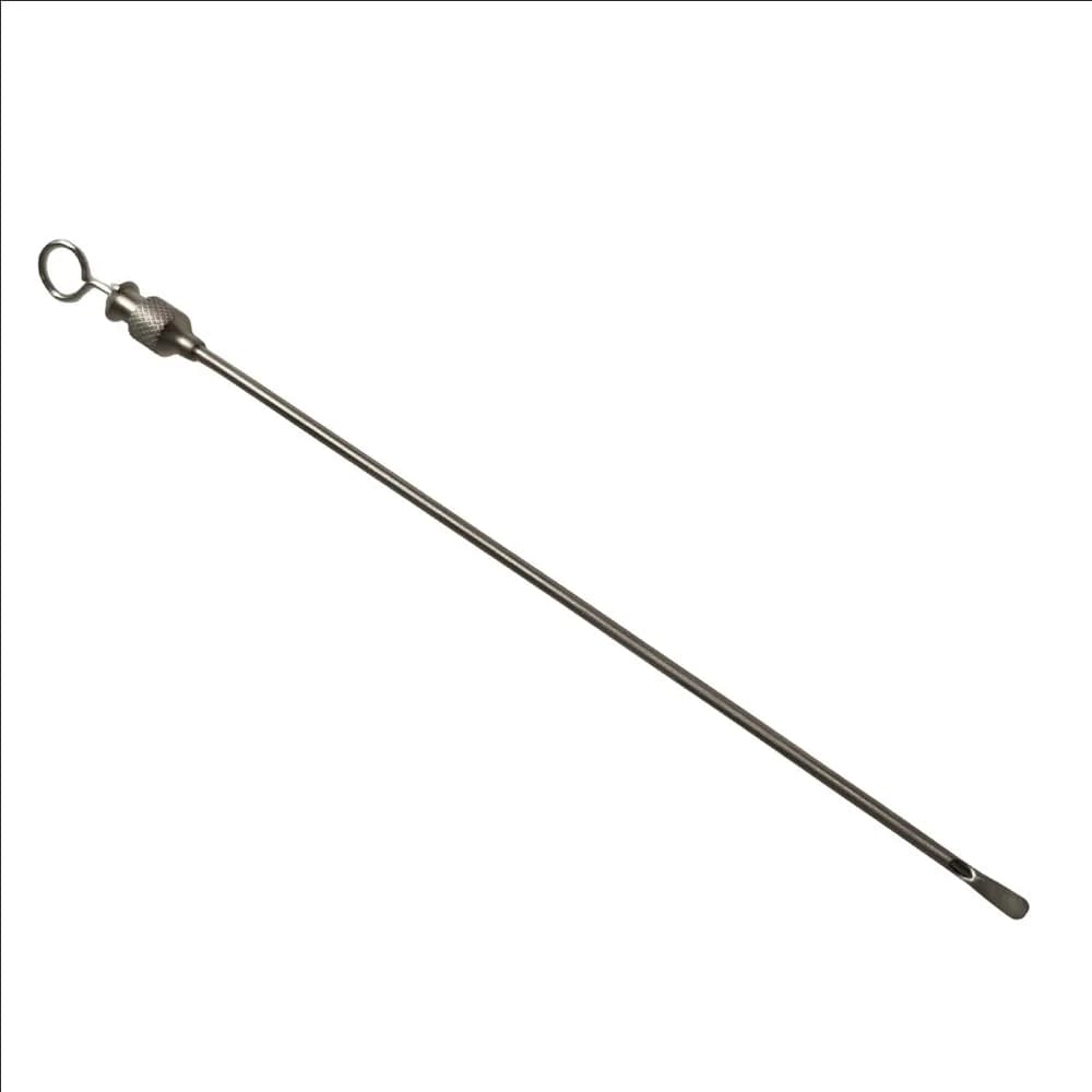 Canula de Mento Bico de Pato 15cm x 2,5mm Reta