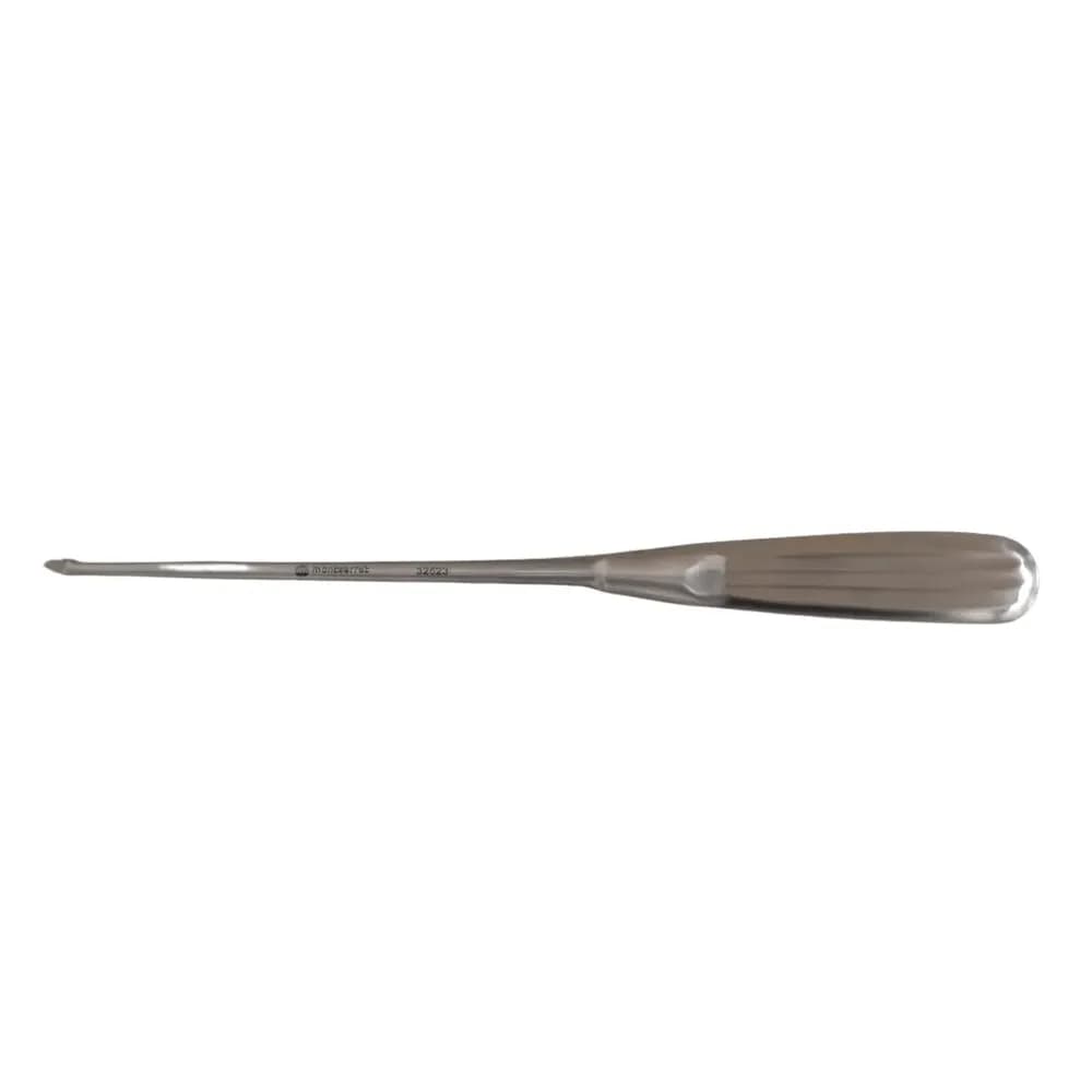 Cureta Caspar 23cm x 4mm Ponta Angulo Reverso