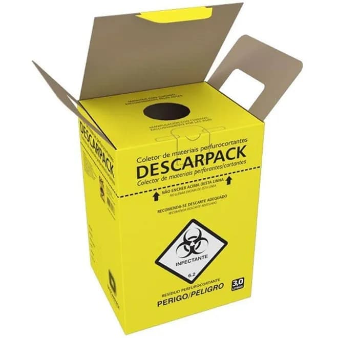 Coletor de Material Perfurocortante 3Lt Descarpack