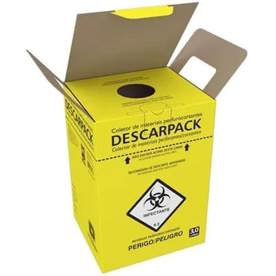 Coletor de Material Perfurocortante 3Lt Descarpack