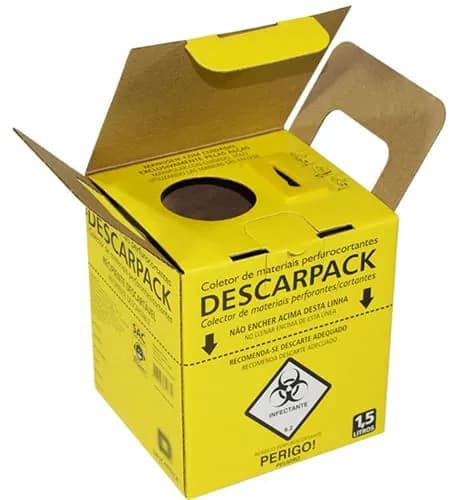 Coletor de Material Perfurocortante 1,5Lt Descarpack