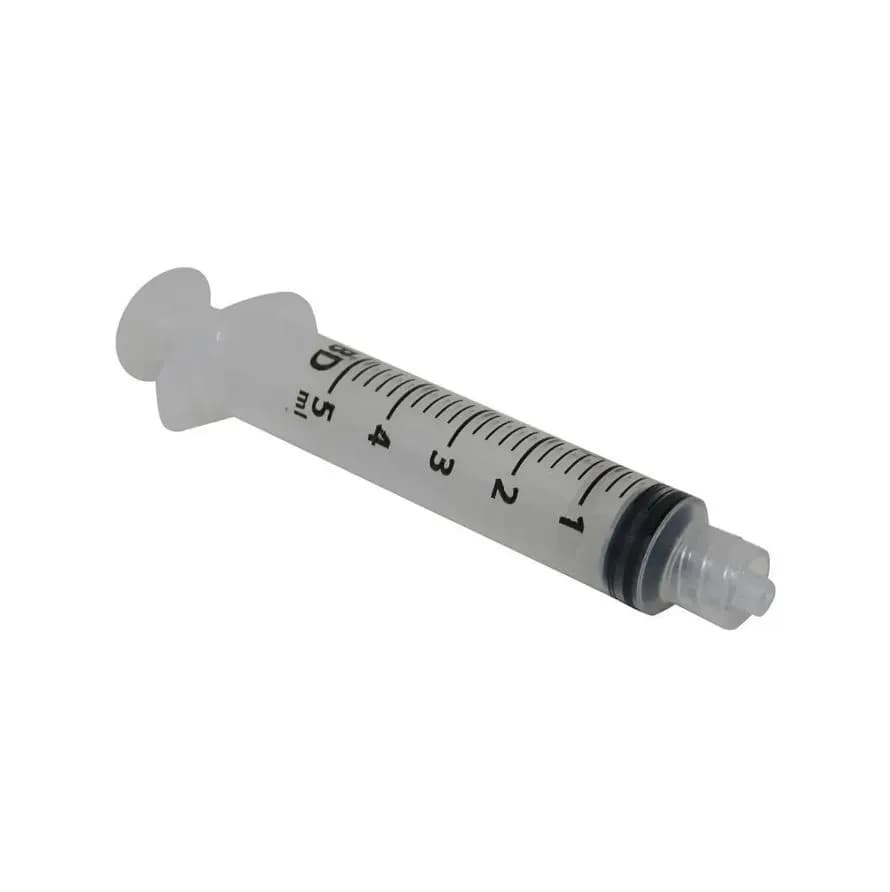Seringa 5ML Luer Lock Bico Rosca BD S/ Agulha