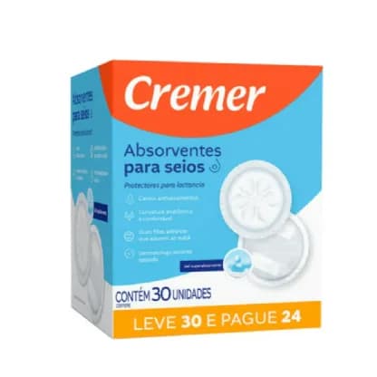 Absorventes Para Seios 12X12 CX/30UN 647341