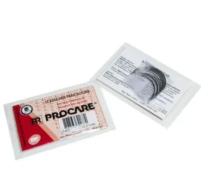 Agulha para Sutura PB Com 12 unidades - Procare