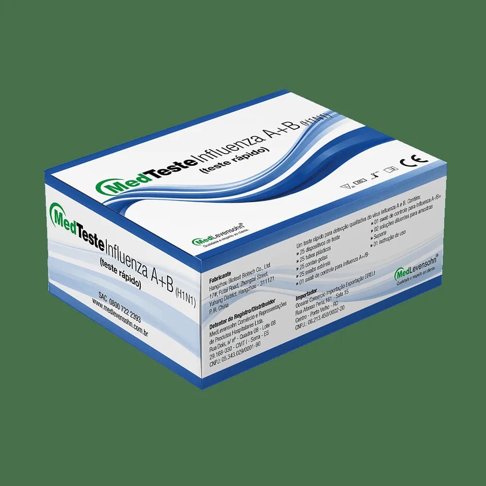 MedTeste Influenza A+B (H1N1) - Teste Rápido