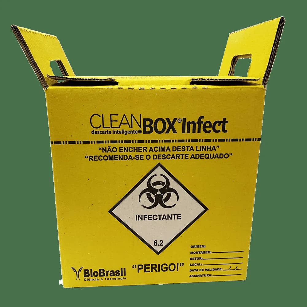 Clean Box®Infect Coletor para Materiais Perfurocortantes