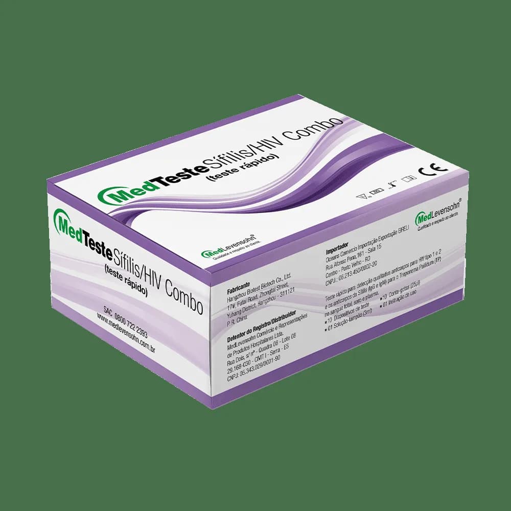 MedTeste Sífilis/HIV Combo - Teste Rápido