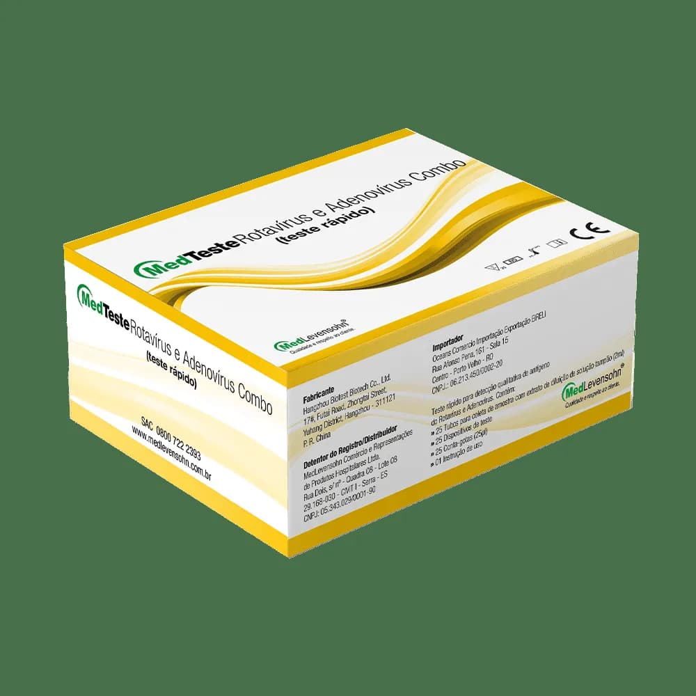 MedTeste Rotavírus e Adenovírus Combo - Teste Rápido