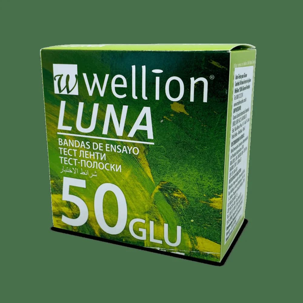Wellion® Luna Tira para Teste de Glicemia em Frasco