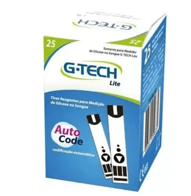 Tiras Reagentes G-´TECH Lite Caixa com 50TIRAS TTFRL50