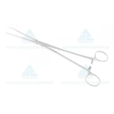 Pinça Pozzi 24 cm para Colo Uterino - ABC