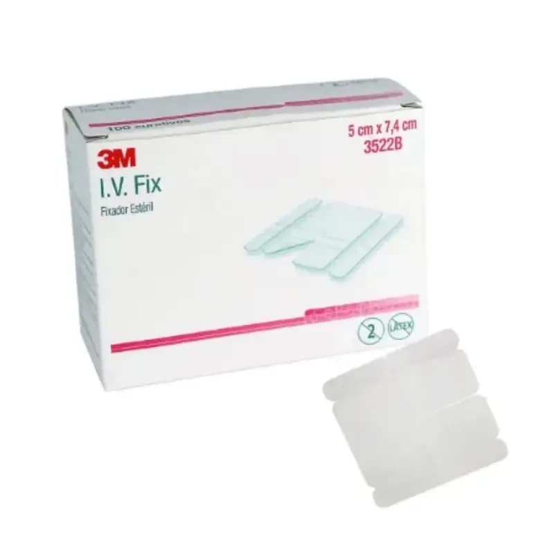 Fixador Estéril para Cateter Periférico - IV Fix 5cm X 7,4cm 3522B C/100