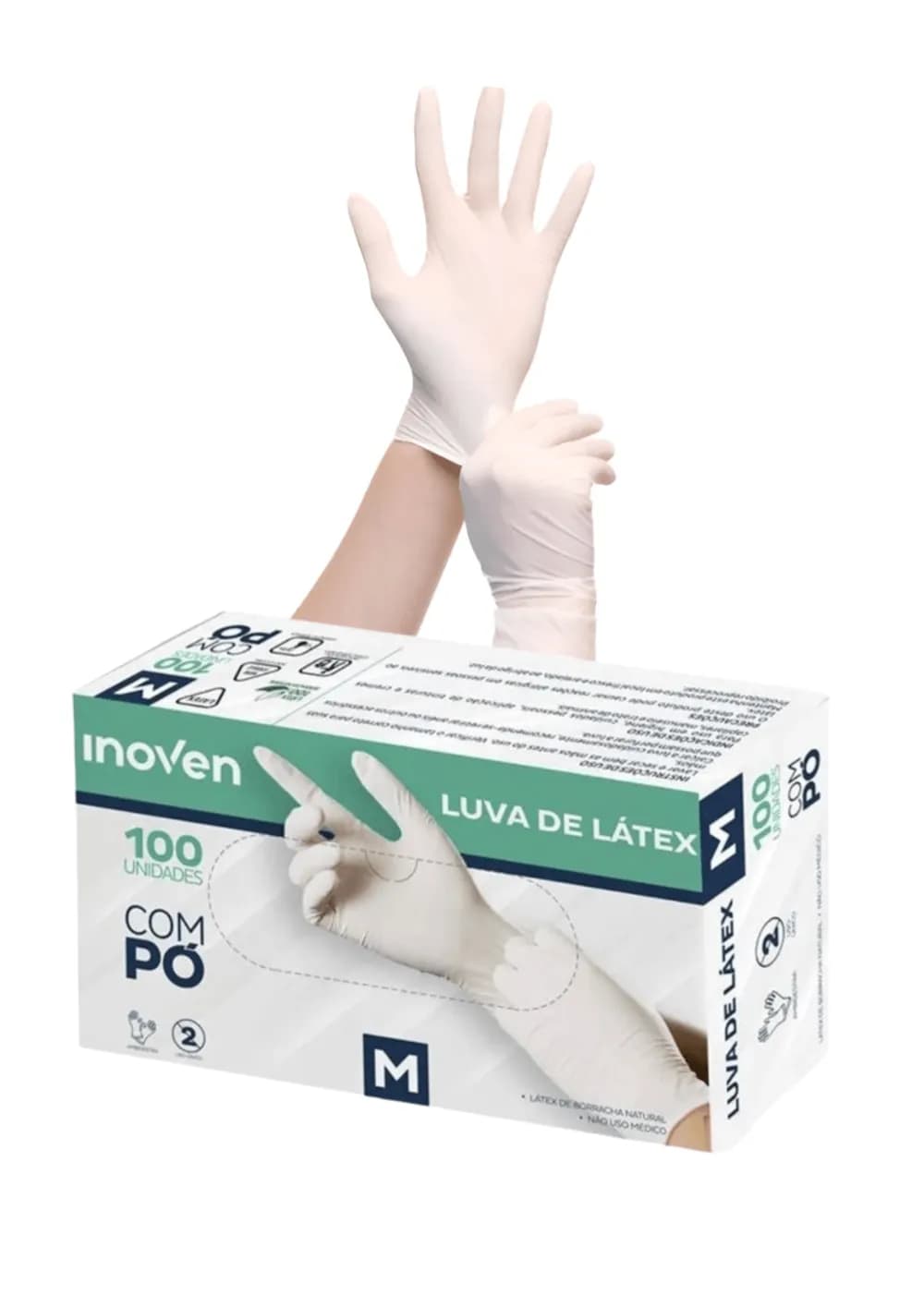 Luva de Procedimento TAM M C/100UN 3042
