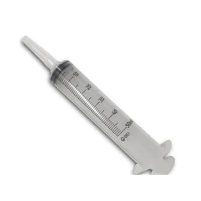 Seringa 50ML Sem agulha Bico Cateter Caixa com 40UN 303553