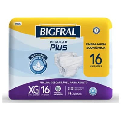 Fralda Bigfral Plus Econômica TAM EG PCTC/16UN - 20392-1