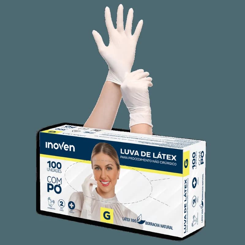 LUVA DE PROCEDIMENTO TAM G CX C/100UN 3043