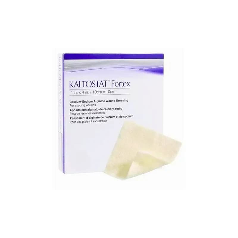 Curativo Alginato de Cálcio e Sódio Kaltostat Fortex 10 x 10cm 1Un. - Convatec