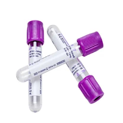 Tubo Edta K2 3ML Hemogard Roxo Caixa100UN 360056