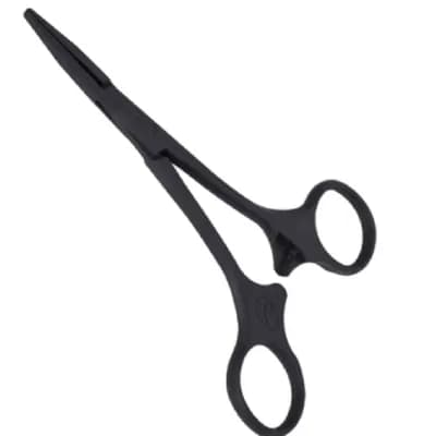 Pinça Kelly Descartável Estéril 16CM Kolplast - Cinza Chumbo