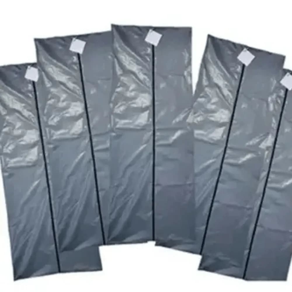 Cobertura Para Óbito Cinza GG 90CMX220CM Pacote com 5UN