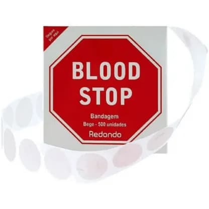 Blood Stop Redondo CX C/500UN Bege