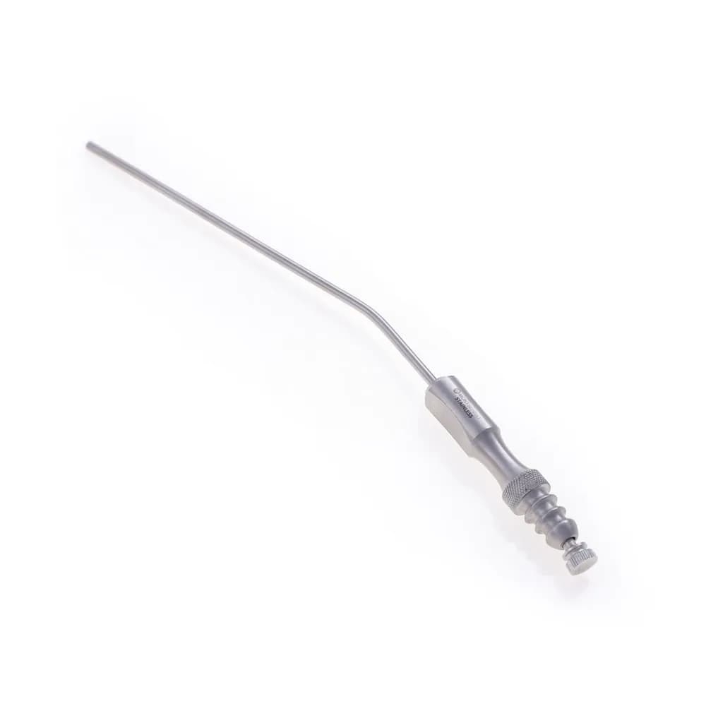 Cânula de Aspiração Frazier 18cm Curva 3mm