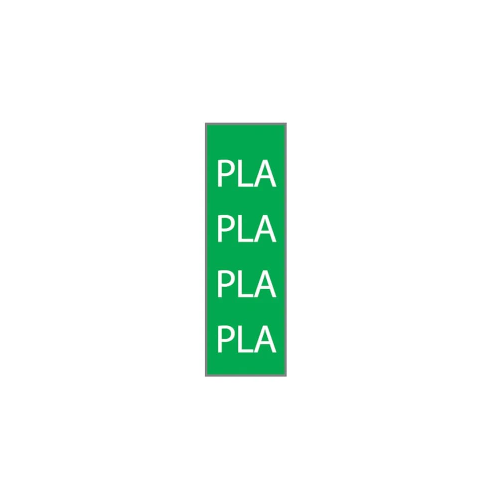 Fita Adesiva 1/4 PLA Verde/Branco