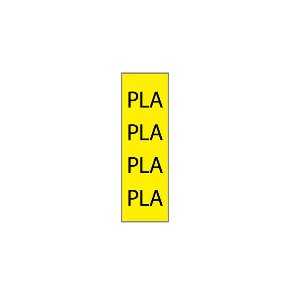 Fita Adesiva 1/4 PLA Amarela/Preta
