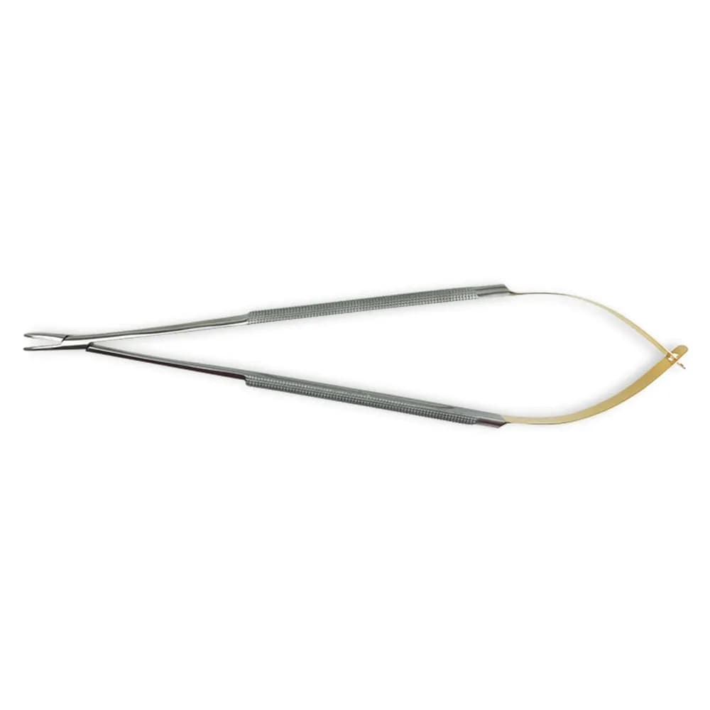 Porta Agulha Castroviejo s/ Trava Curvo 22 cm c/ Vídea