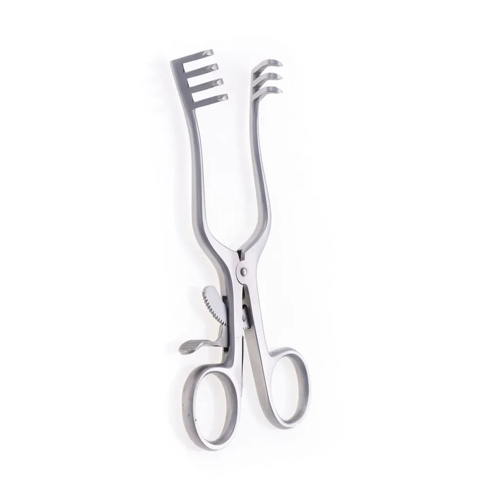 Afastador Weitlaner 3 x 4 Garras Agudas - 20 cm