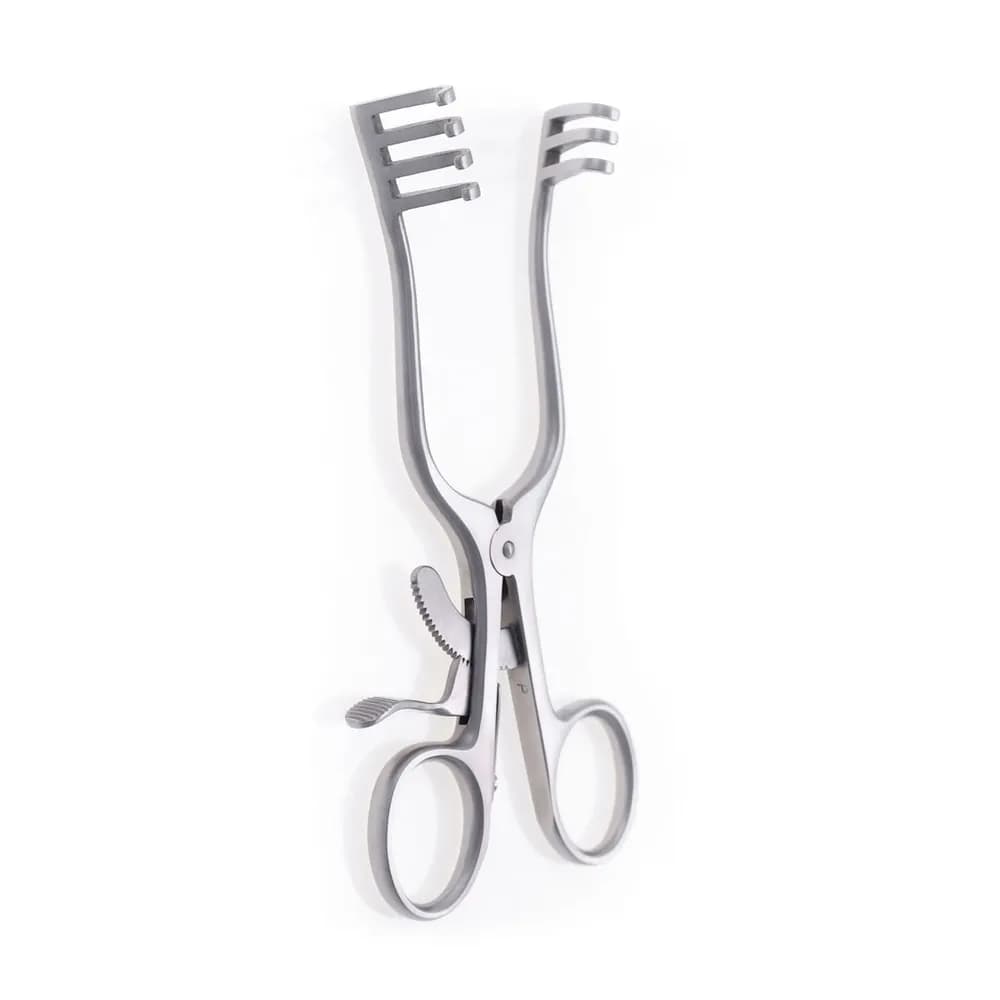 Afastador Weitlaner 3 x 4 Garras Rombas - 20 cm