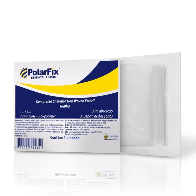 Compressa Non Woven-Toalha para Baby Polar Fix