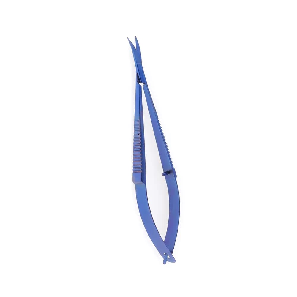 Tesoura Castroviejo 10 cm Curva Titânio