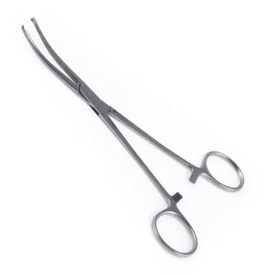 Pinça Kocher Curva 18 cm