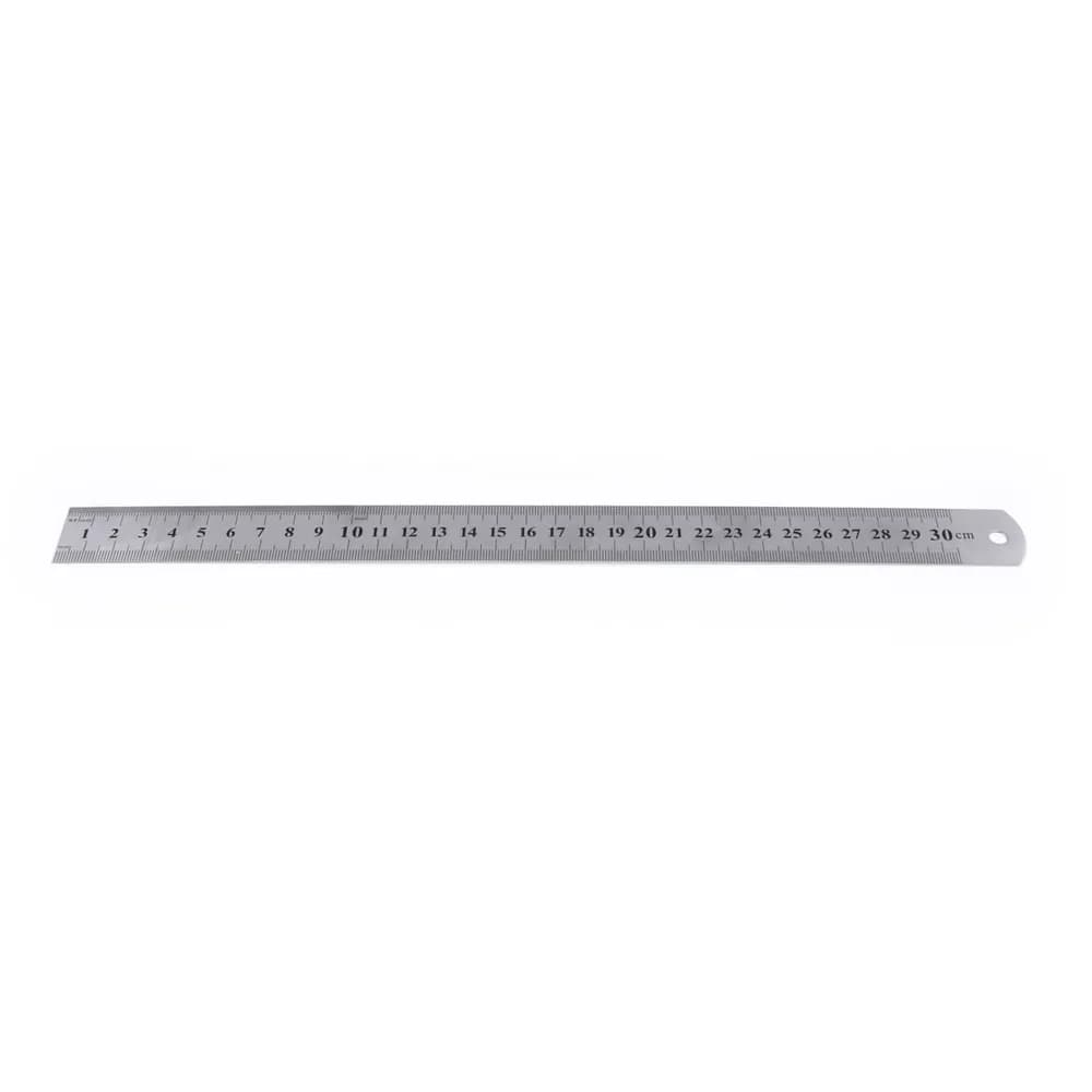 Régua De Aço 30 cm