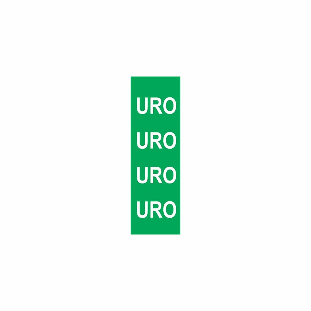 Fita Adesiva 1/4 URO Verde / Branco