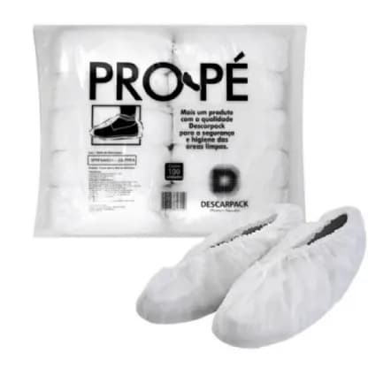 Pro-Pé Tipo Sapatilha Branco PCT C/100UN 0150701
