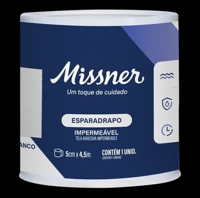 Esparadrapo Impermeável Branco 5CM X 4,5M C/1UN PA.0235