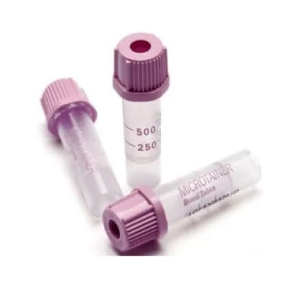 Tubo Microtainer EDTA K2 Lilás 50UN 365974