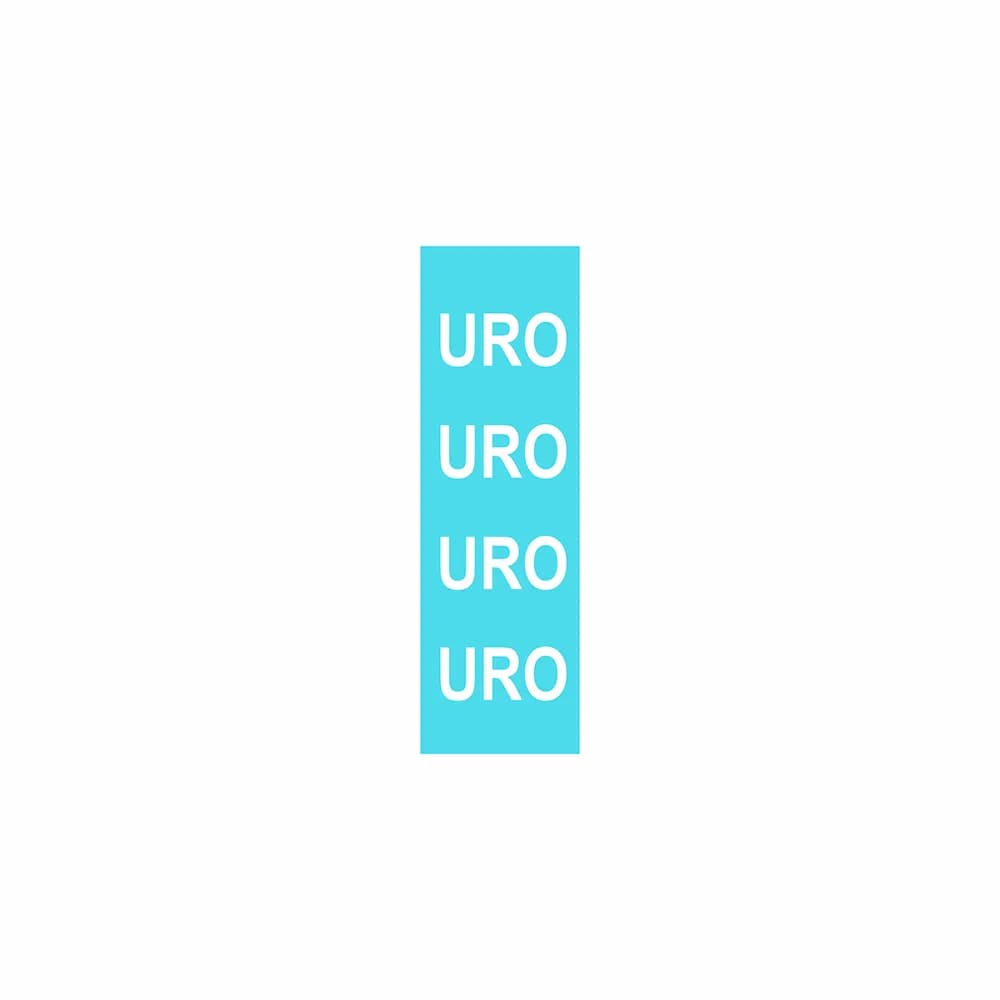 Fita Adesiva 1/4 URO Azul Médico / Branco